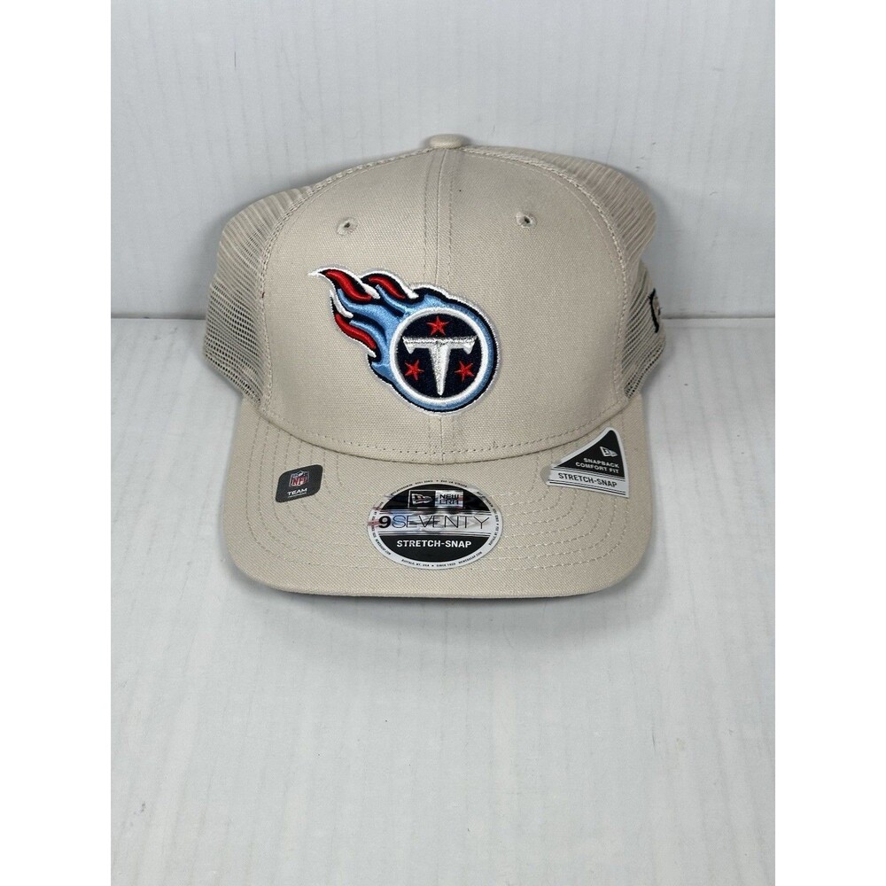 New Era Tennessee Titans 9SEVENTY Adjustable Trucker Stretch-Snap Hat Cap NWT